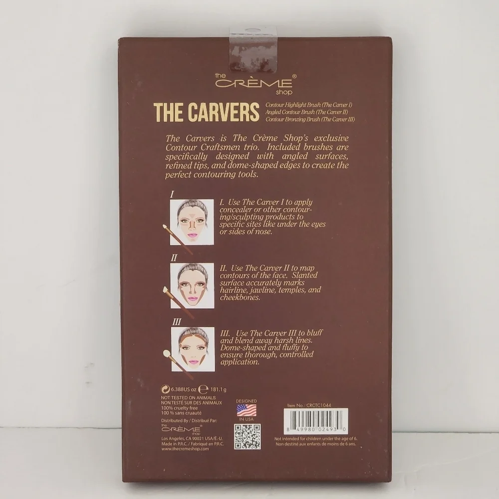 The Creme Shop The Carvers Contour Craftsmen Women's Brush Collection